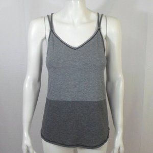 Lululemon Breezy Tank Divided Two Tone Heathered Gray Stripe